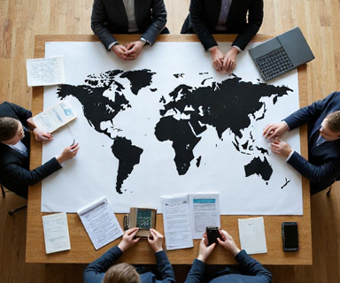 International business illustration