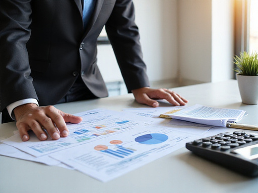 Tax consulting service illustration